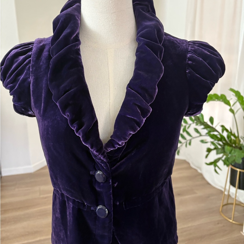 Armani Exchange Purple Blouse - Picture 2 of 8